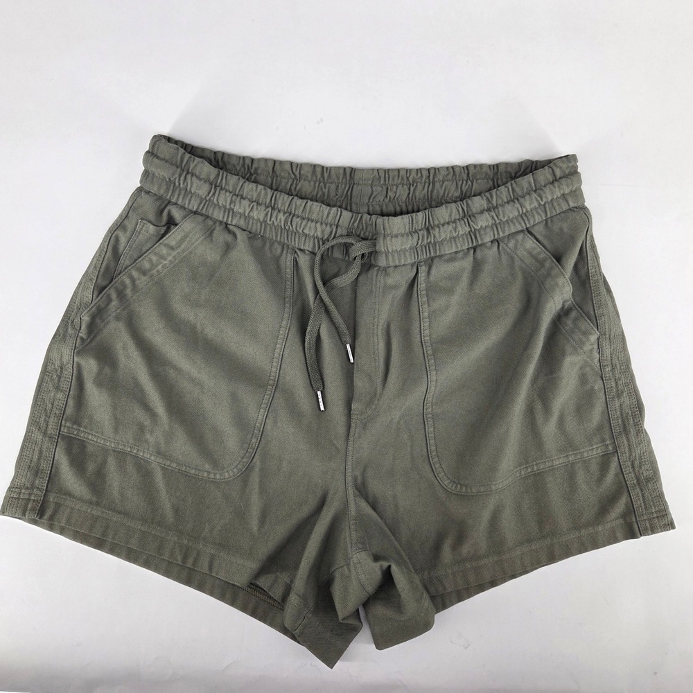 Athleta Olive Green Athletic Pull-On Shorts